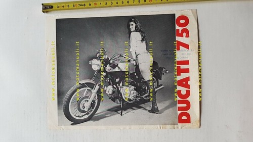 1973 ducati 750 leaflet - gt,