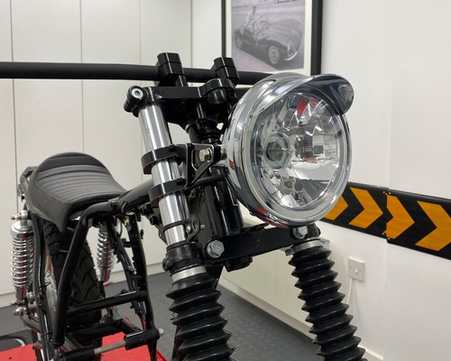 New motorbike retro headlight - new,