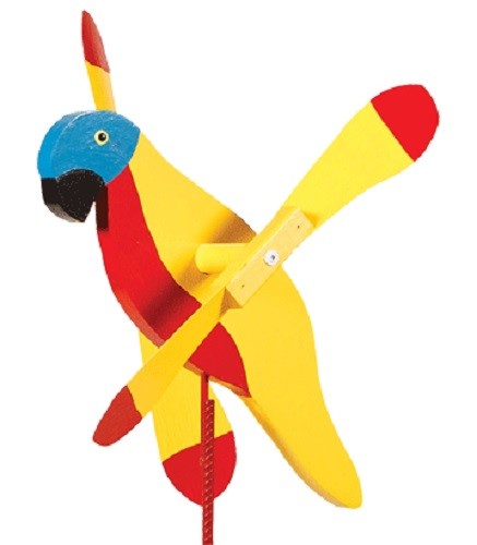 Sunshine parrot wind spinner - sunshine,