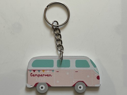Key ring camper van - -, (pink)