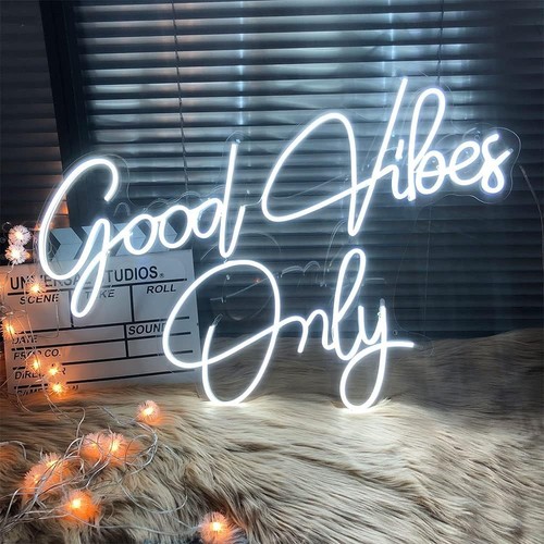 Large good vibes - vibes, neon