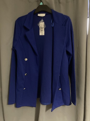 Size quiz royal blue blazer - size,