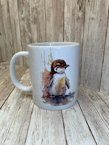 Penguin print 11oz ceramic - penguin,