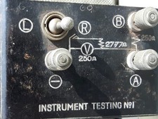 INSTRUMENT TESTING METER NO 1.