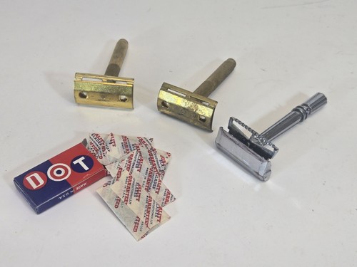 Vintage safety razor lot gem - safety,