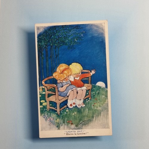 Cute children postcard - children, c1925