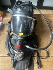 Drager Panorama Nova Fire Brigade Scuba Mask Backplate & Valves