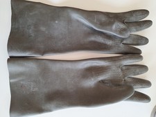 Cbrn rubber protective gloves - ,