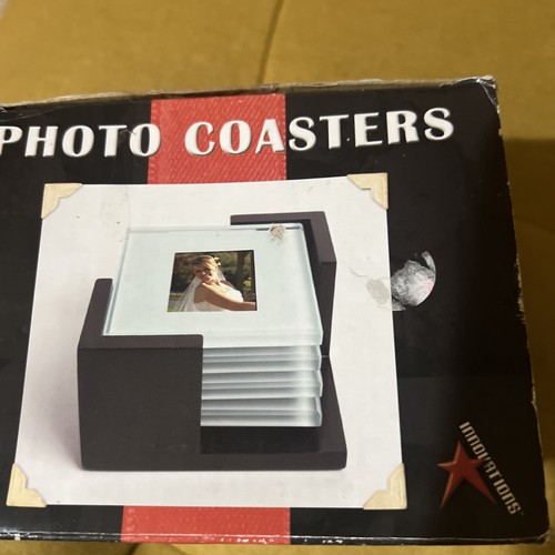 Glass photo coasters x - photo,