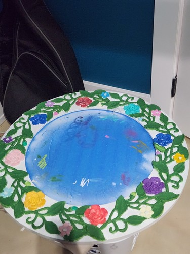 Hand painted floral - painted,