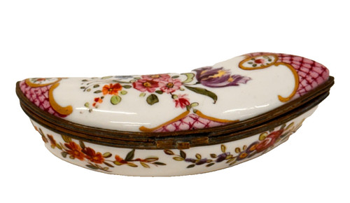Antique porcelain trinket box - antique,