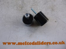 Suzuki GSXR SRAD 600 750 1000 TL SV Pair Black M6 Bar End Weights Tips Ends