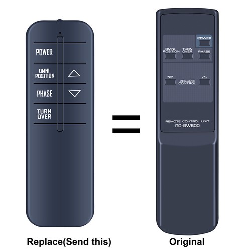 New replacement remote - replacement, control
