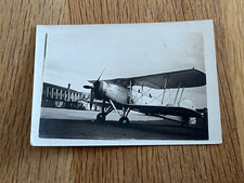 1930s  small black and white photo of a swordfish aeroplane at gosport