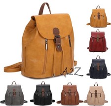 Women Leather Backpack Small