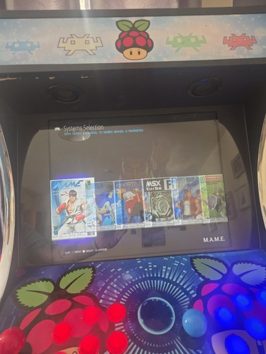 Full size arcade machine - size,