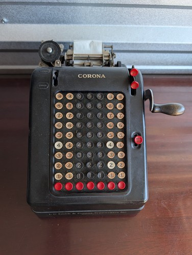 Smith corona typewriter - &,