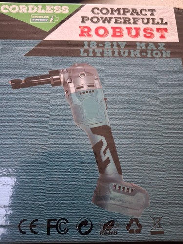 New cordless 18v metal nibbler - new,