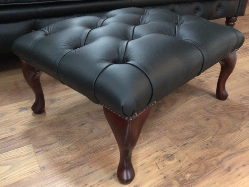 Chesterfield footstool genuine - chesterfield,