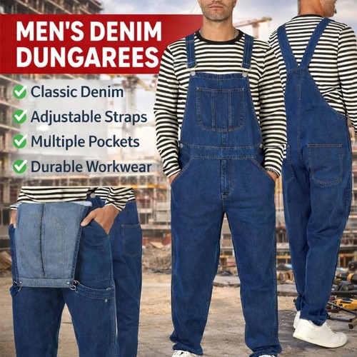 Mens dungarees jeans denim - dungarees,