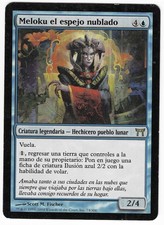 ►Magic-Style◄ MTG - Meloku the Clouded Mirror - Spanish Kamigawa MISPRINT Played