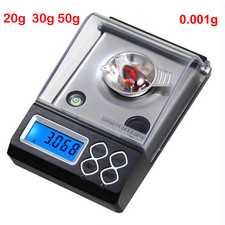 High Precision LCD Digital Jewelry Lab Analytical Balance Scale 20/30/50g/0.001g