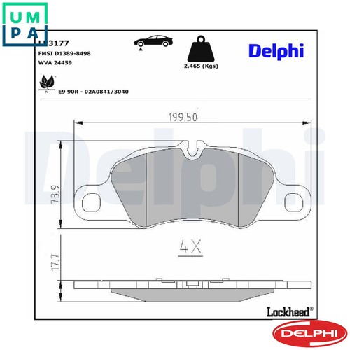 Brake pad set disc - pad,