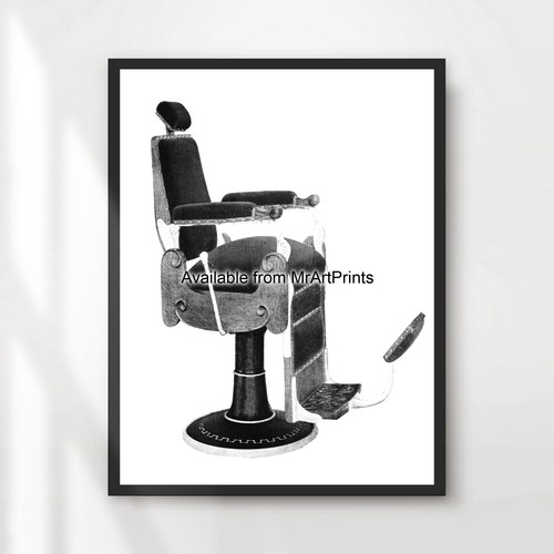 Antique victorian men barber - victorian, men's