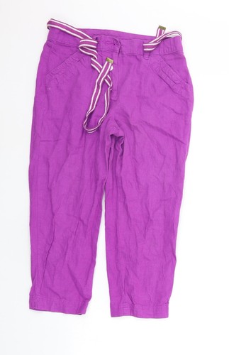 Bhs womens purple linen blend - bhs,