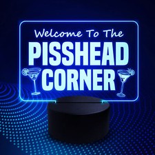 Funny Alcohol LED Bar Sign Man