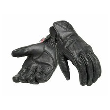 Triumph Banner Black Leather Gloves MGVS20118