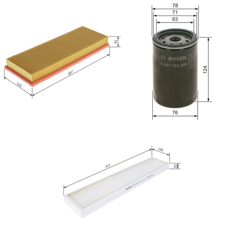 Bosch service kit - kit, air