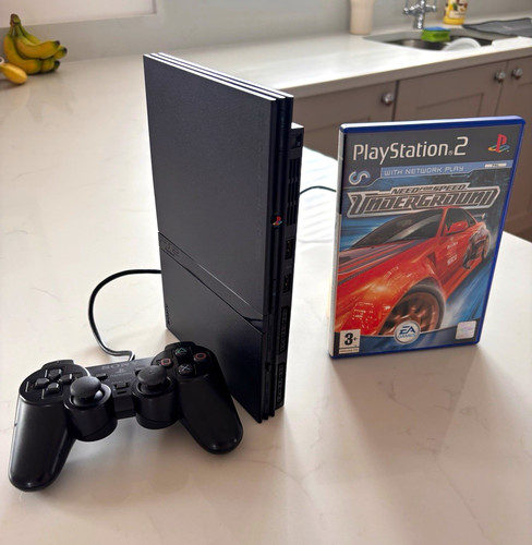 Sony playstation slim - slim, black