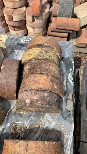 Reclaimed brown half round - reclaimed, half-round
