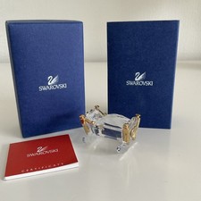 Swarovski Crystal Memories Miniature Baby Cradle Rocking Crib Boxed