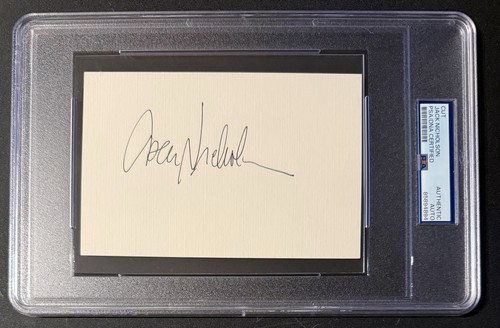 Jack nicholson signed x - jack,