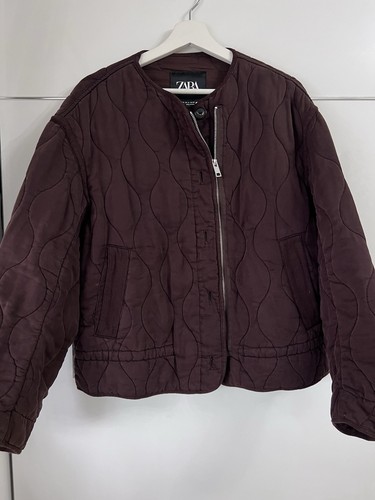 Zara burgundy padded - zara, quilted