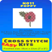 N011 Poppy Easy Cross Stitch