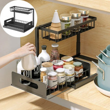 2 Tier Under Sink Sliding