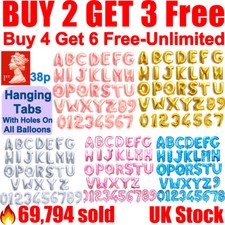 Gold Silver Rose 16" A-Z