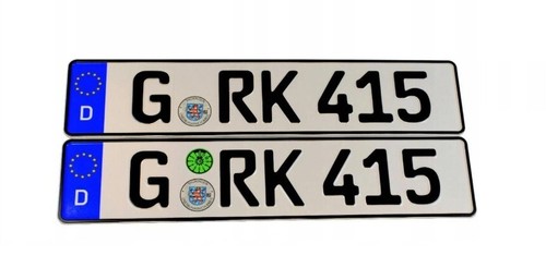 White pair german plain - white,