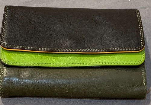 Mywalit leather trifold wallet - leather,