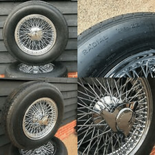 Aston Martin DB6 MKII WHEEL, TYRE & SPINNER SET OF 4