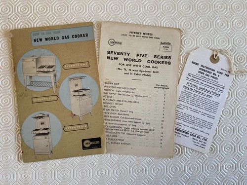 Vintage new world gas - world,