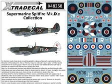 Xtradecal spitfire mk ixe - spitfire, mk.ixe