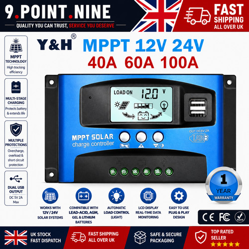 Mppt pwm 100a solar - mppt, 30/60/100a