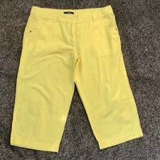 George Womens Yellow Cropped