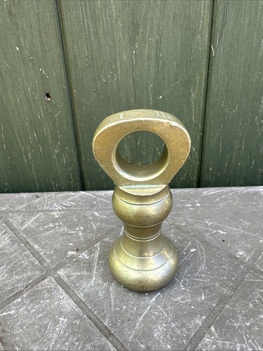 Vintage brass 1lb one pound - one,