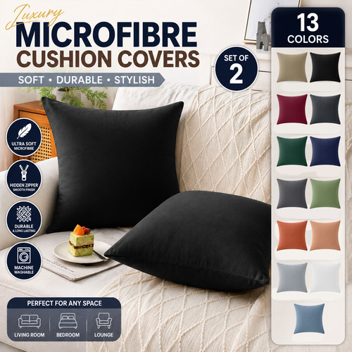 Plain dyed cushion - cushion, cover