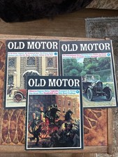 VINTAGE OLD MOTOR AND VINTAGE COMMERCIAL MAGAZINES x 3 Oct Nov Dec  1966